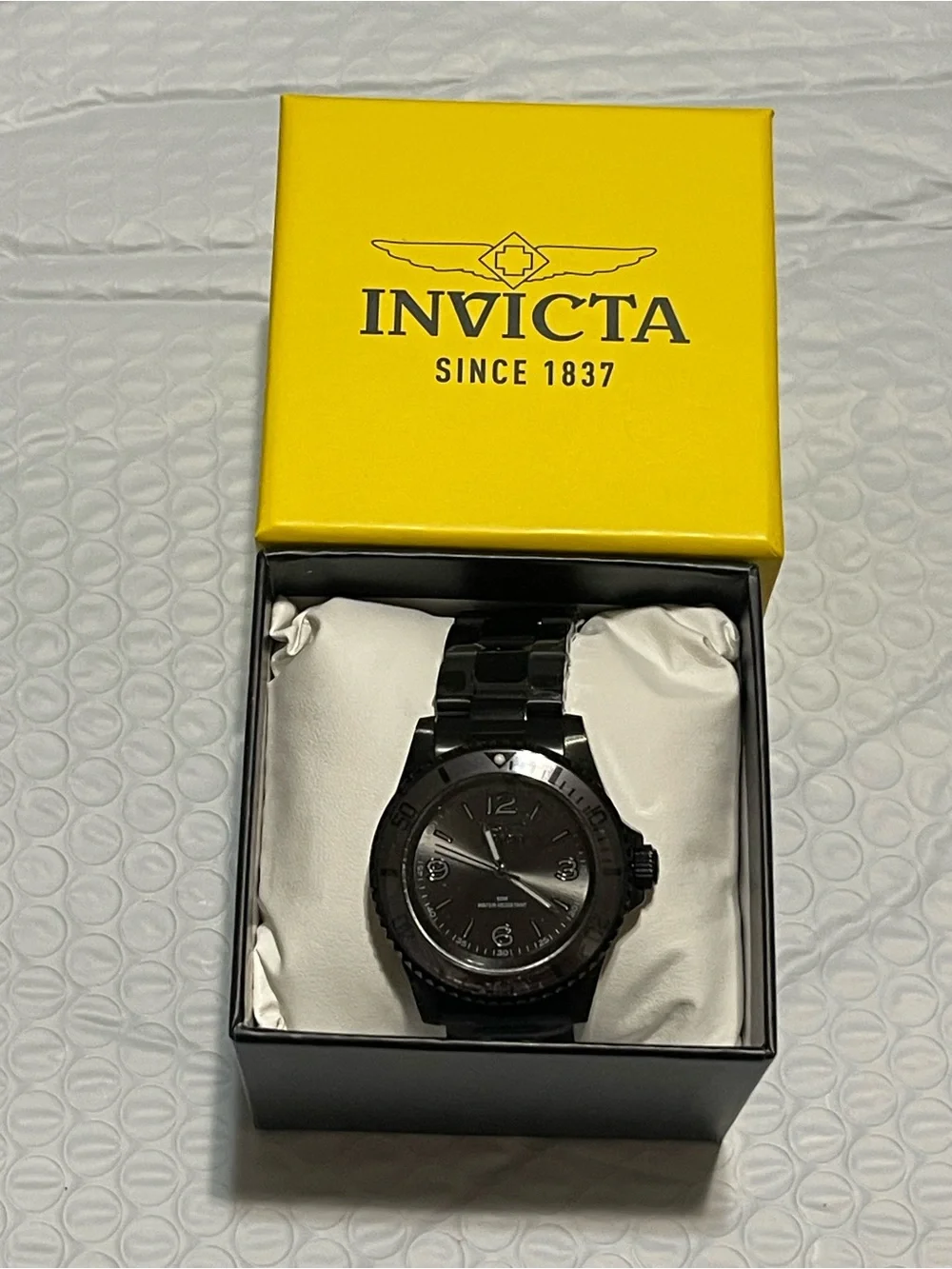 Invicta Specialty Velario Men's Watch - 41mm. Black X Black new